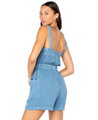 Women's On Beach Time Woven Jumpsuit