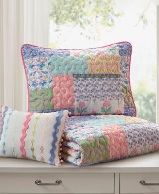 Nellie Patchwork 3-Pc. Quilt Set, Twin/Twin XL