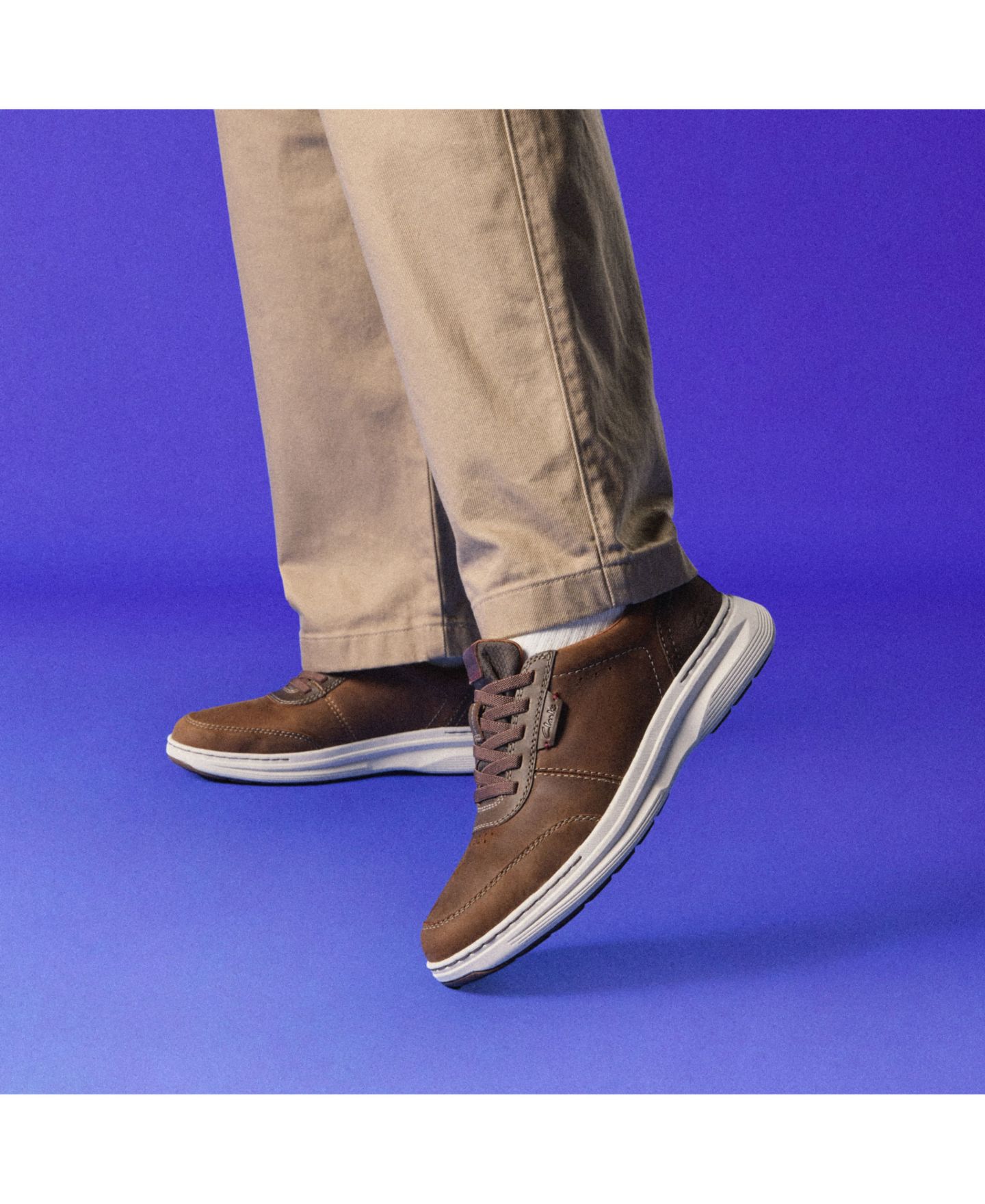 Мужские кроссовки Clarks Craftwell Lace Casual, цвет: Кожаный — фото 6