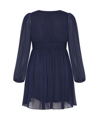 Plus Size Serina V Neck Mini Dress
