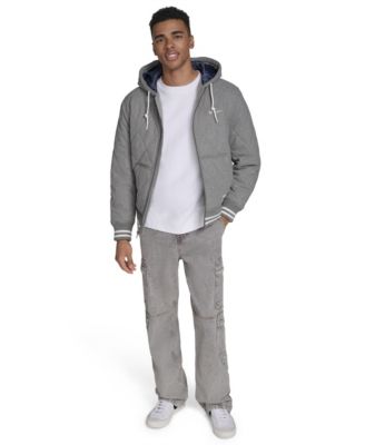 Men's Wool Blend Quilted Jacket