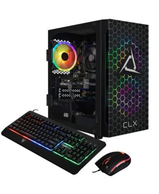 SET Gaming pc - AMD Ryzen 5 8400F 4.2GHz 6-Core Processor, 32GB DDR5 Memory, GeForce RTX 5060 8GB GDDR7 Graphics, 2TB SSD, WiFi, Windows 11 Home