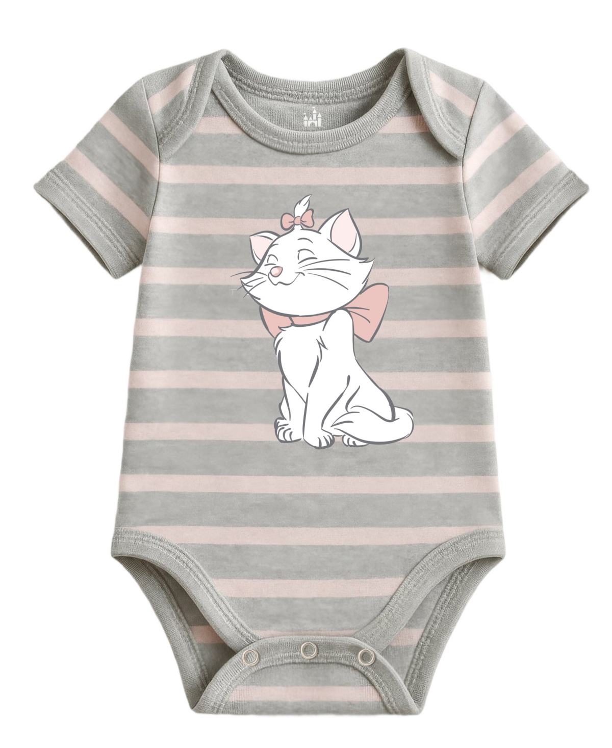 Disney Baby Girls 4-Piece Marie the Cat Ribbed Velour Cardigan, Pants, Bodysuit and Hat Set