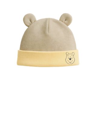 Baby Boys' and Baby Girls' Pooh Sleep N Play Hat and Coverall, 2-Piece Set