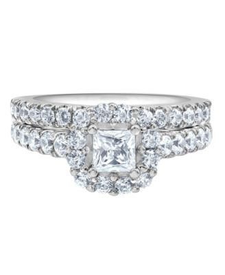 Diamond Bridal Set Ring (2 ct. t.w.) in 14K White Gold