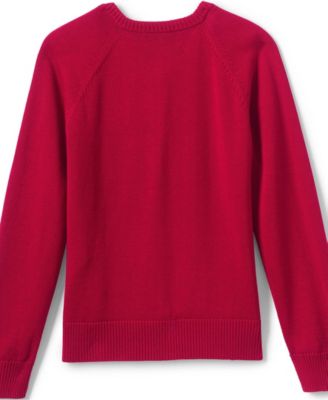 Girls School Uniform Cotton Modal Cardigan Sweater