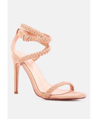 Womens Sherri Ankle Braided Strap High Heel
