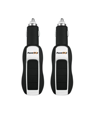 2-in-1 USB Car Adapter & 3,000 mAh Power Bank Bundle
