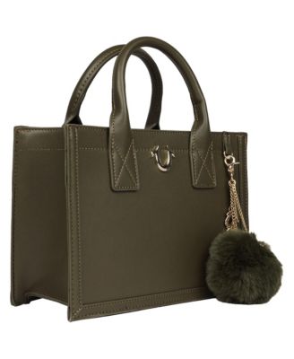 Pom Dangle Modern Tote