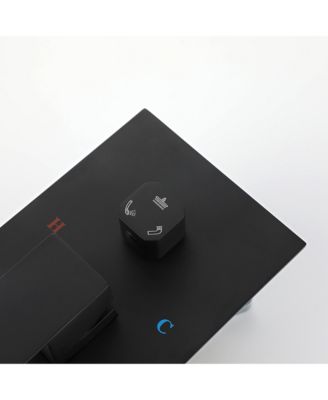 Ceiling Mount Shower Faucet Set, Hand Shower, 16 inch Shower Head and Tub Spout Rain Mixer Shower Combo Set