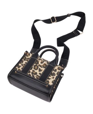 Leopard/PU Mini Tote