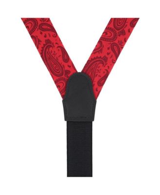 Men's Banbury Tone on Tone Paisley Silk Formal Suspenders