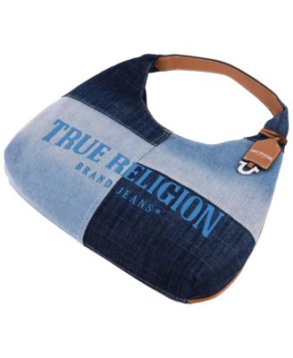 Patchwork Denim Hobo Bag