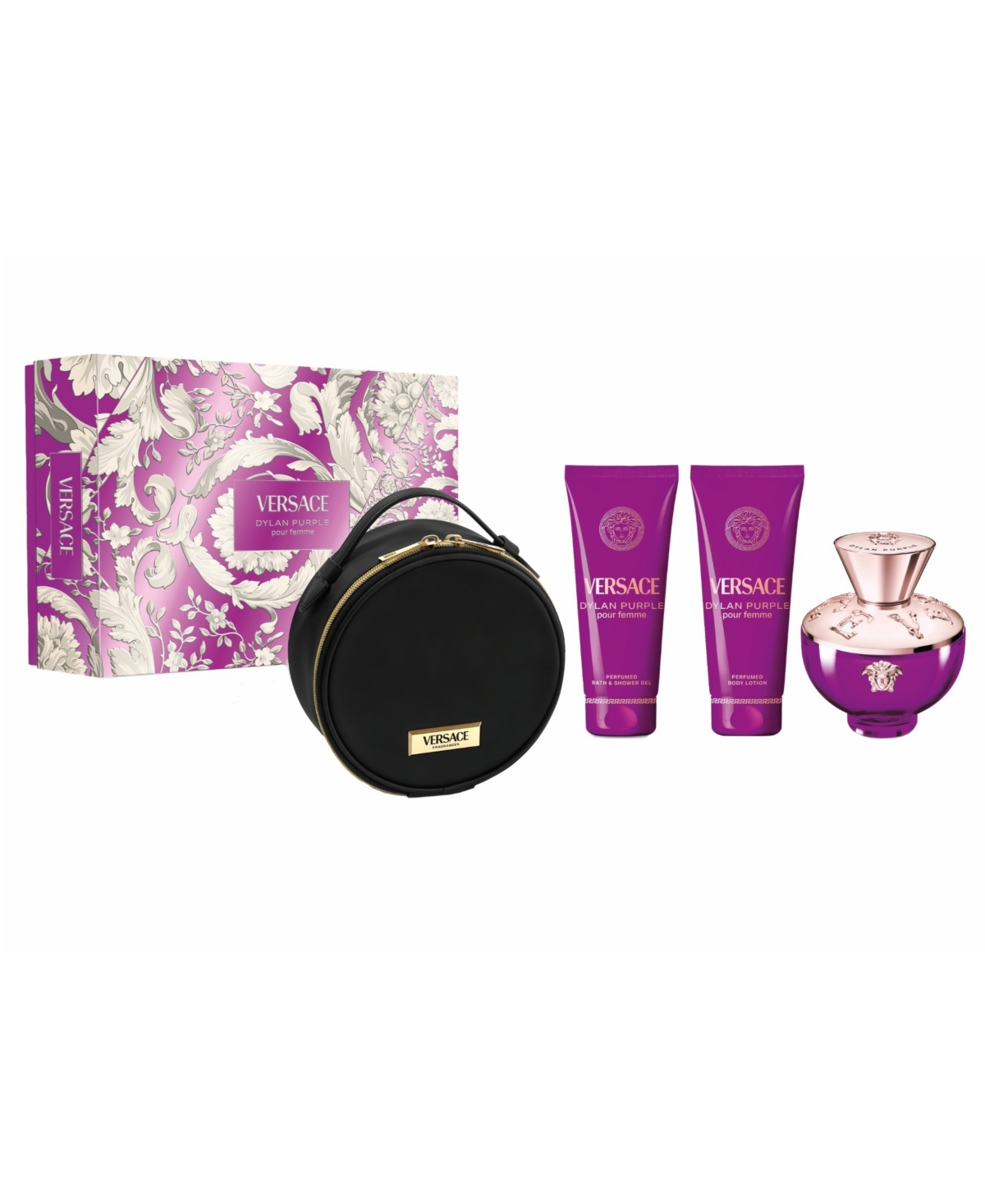 Versace 4-pc. Dylan Purple Fragrance Gift Set In Transparent
