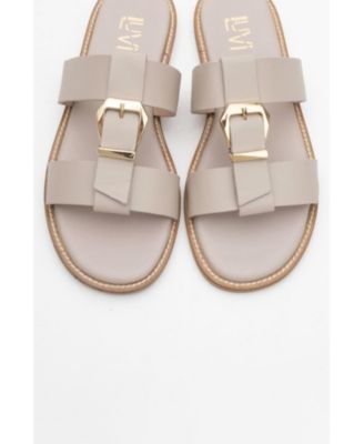 Sveta Leather Buckled Sandal (Women)