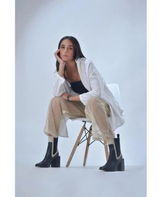 Womens' Leather Ankle Boots Adama