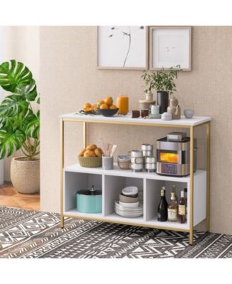 Modern Kitchen Buffet Sideboard with 3 Compartments