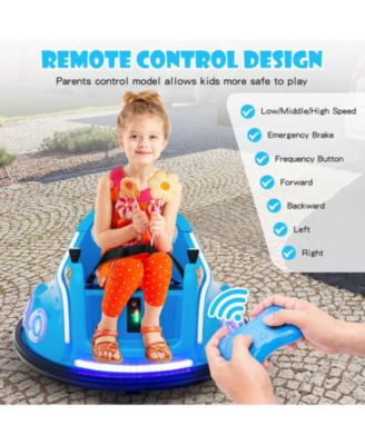 12V Electric Ride On Car with Remote Control and Flashing LED Lights