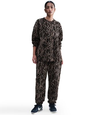 Women's Phoenix Fleece Oversized Printed Crew-Neck Sweatshirt