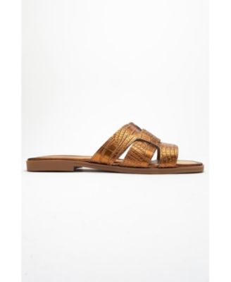 Women's Notre Leather Flat Sandals