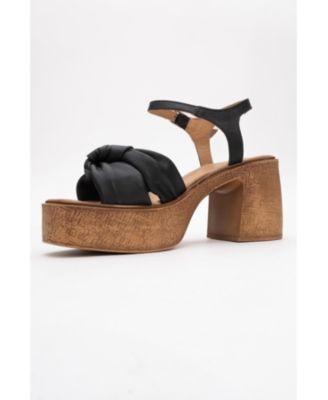 Tily Platform Wedge Leather Sandal (Women)