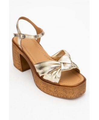 Tily Platform Wedge Leather Sandal (Women)