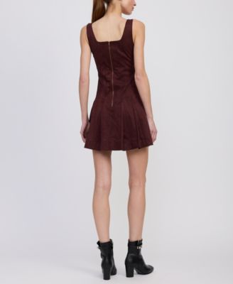 Women's Delphine Pleated A-line Mini Dress