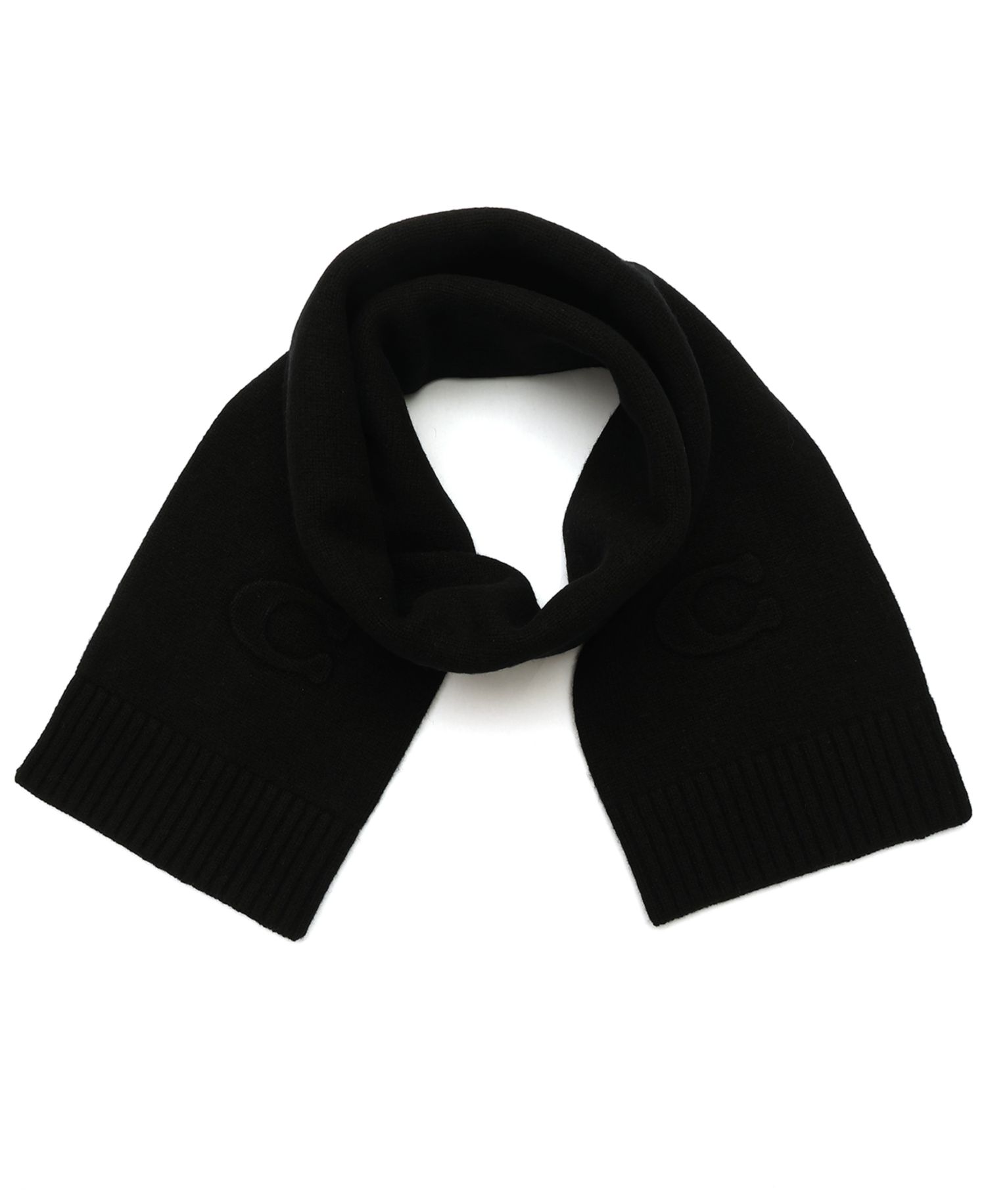 Women's Embossed Knit Muffler Scarf