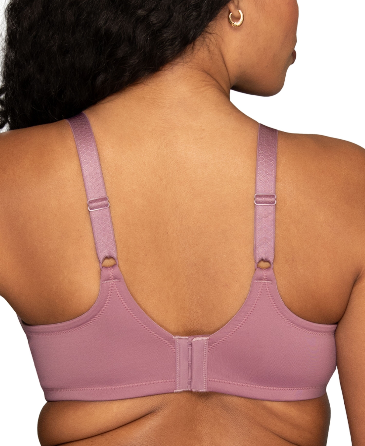 Vanity Fair Lingerie Vanity Fair Beauty Back Smoothing Full-figure Contour Bra 76380 In Purple