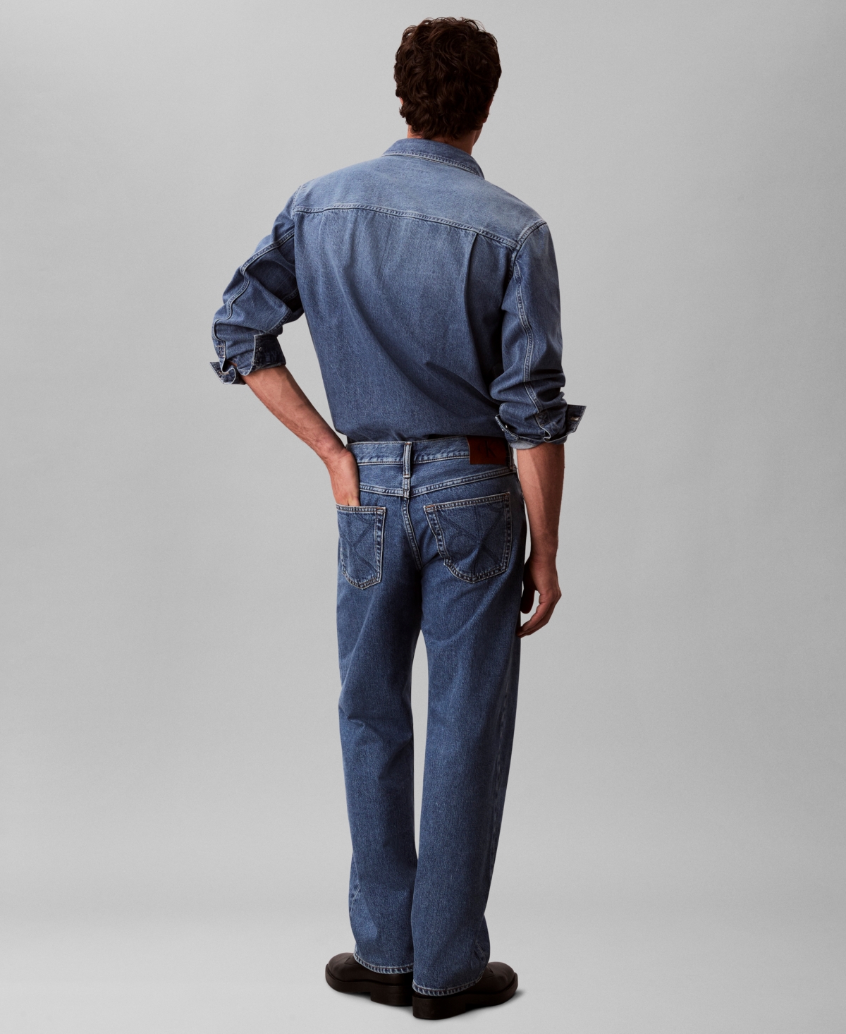 Calvin Klein Men's 90s Mid-Rise Straight Jeans