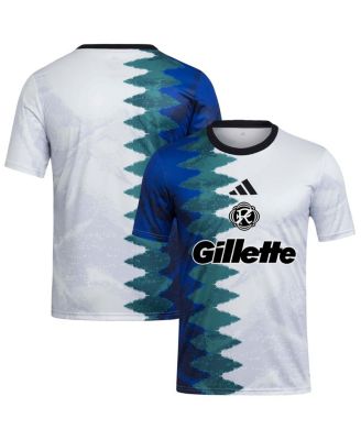 adidas - Men's White New England Revolution 2025 Gaming AEROREADY Pre-Match Jerseys