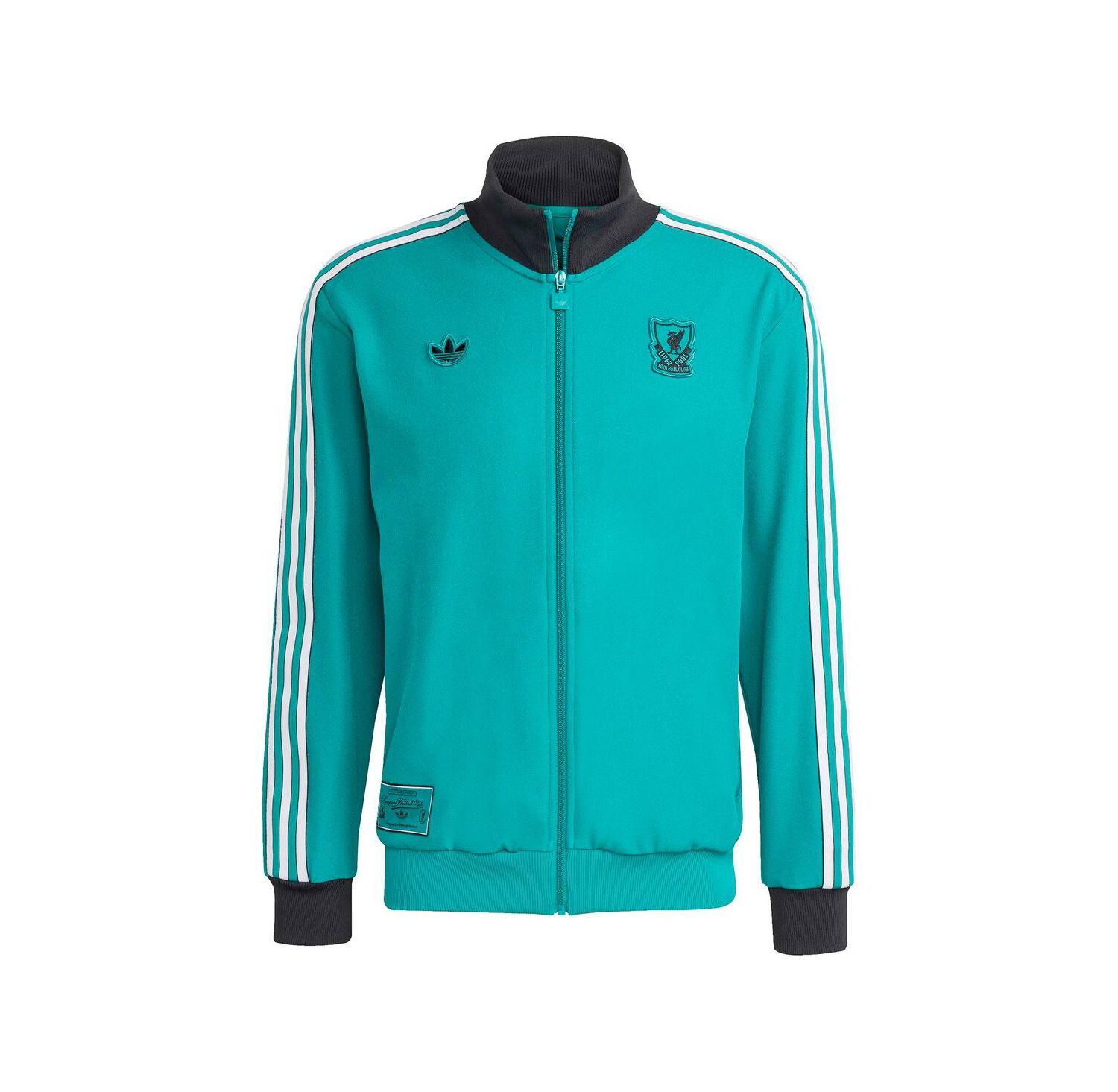 Men's Green Liverpool Terrace Icons Full-Zip Track Jacket