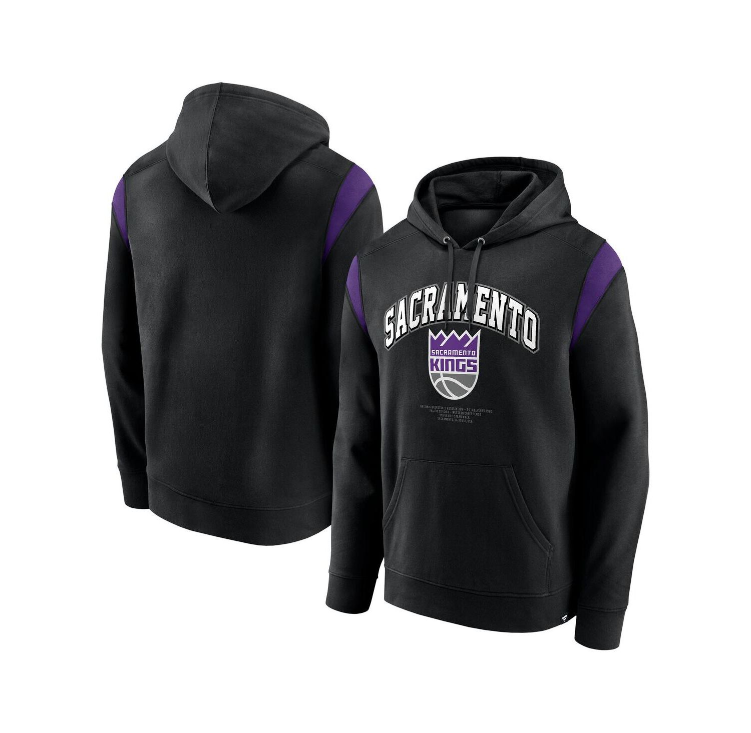 Men's Black Sacramento Kings Scorer Pullover Hoodie