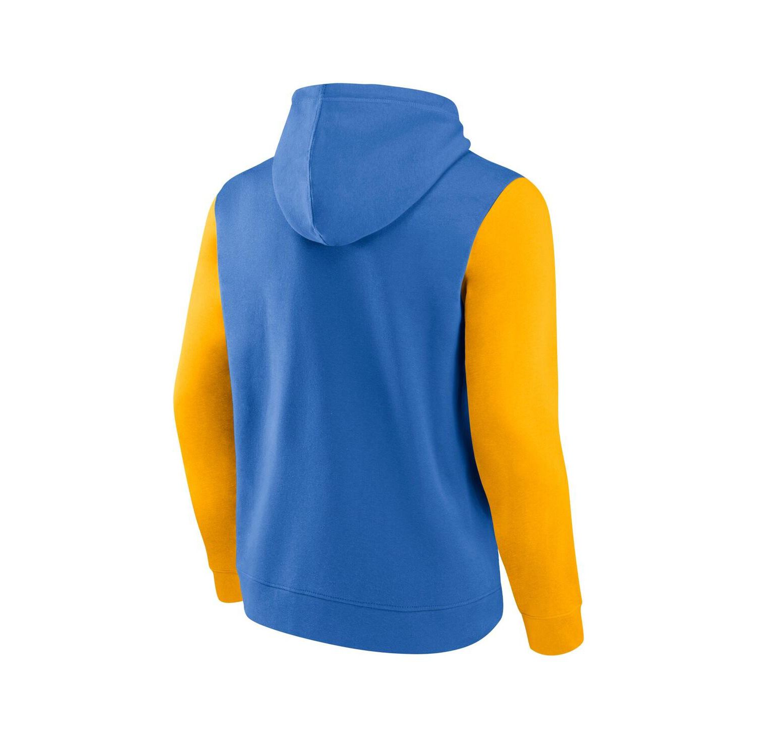 Men's Powder Blue/Gold Los Angeles Chargers Outline Pullover Hoodie
