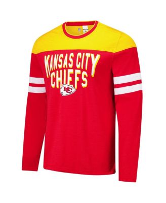 Men's Red/Gold Kansas City Chiefs Adaptive Hail Mary Long Sleeve T-Shirt