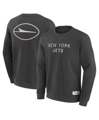 Fanatics - Men's Charcoal New York Jets Elements Future Ground Lettering Pullover Sweatshirt