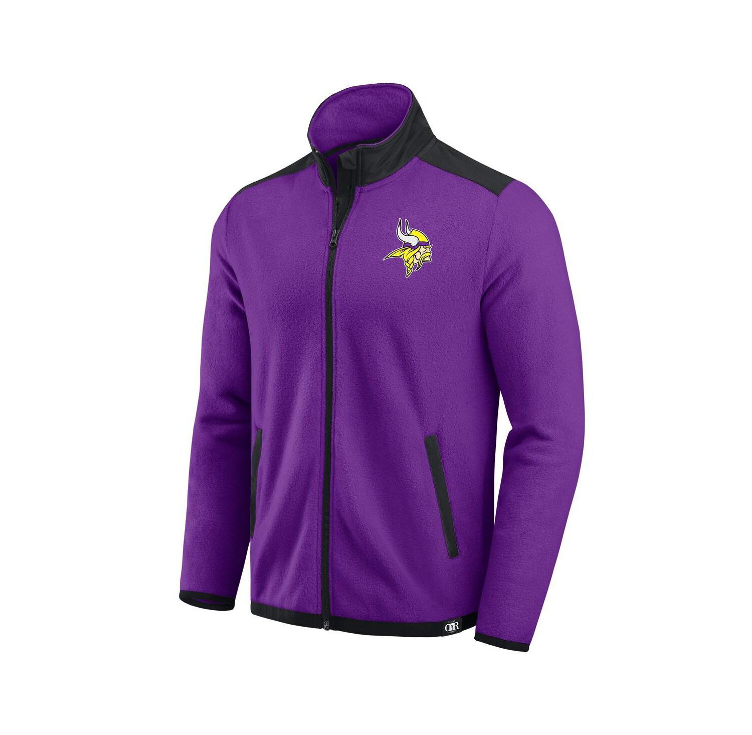 Darius Rucker Collection by Men's Purple Minnesota Vikings Color Block Polar Fleece Full-Zip Jacket