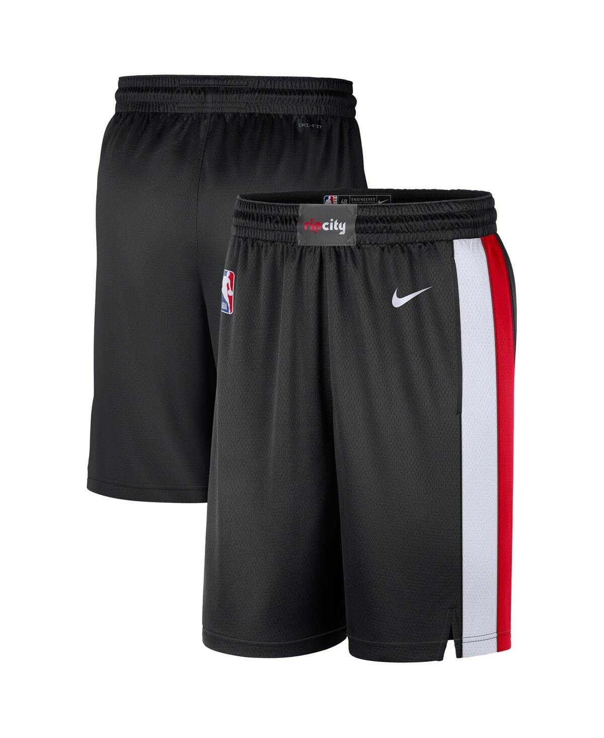 Nike Men's Black Portland Trail Blazers Swingman Dri-fit Shorts