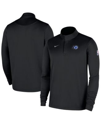 Nike - Men's Black Orlando Magic 2025/26 Authentic Coaches Quarter-Zip Dri-Fit Sweatshirt