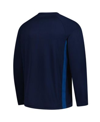 Men's Navy Minnesota Timberwolves 2025/26 Authentic Pre-Game Legend Dri-FIT Long Sleeve Shooting Shirt