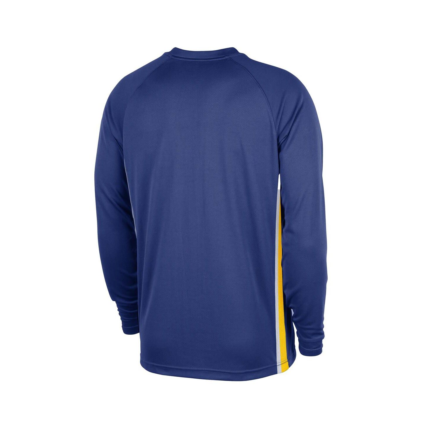Мужская рубашка Nike Royal Golden State Warriors 2025/26 Authentic Pre-Game Legend Dri-FIT Long Sleeve Shooting — фото 3