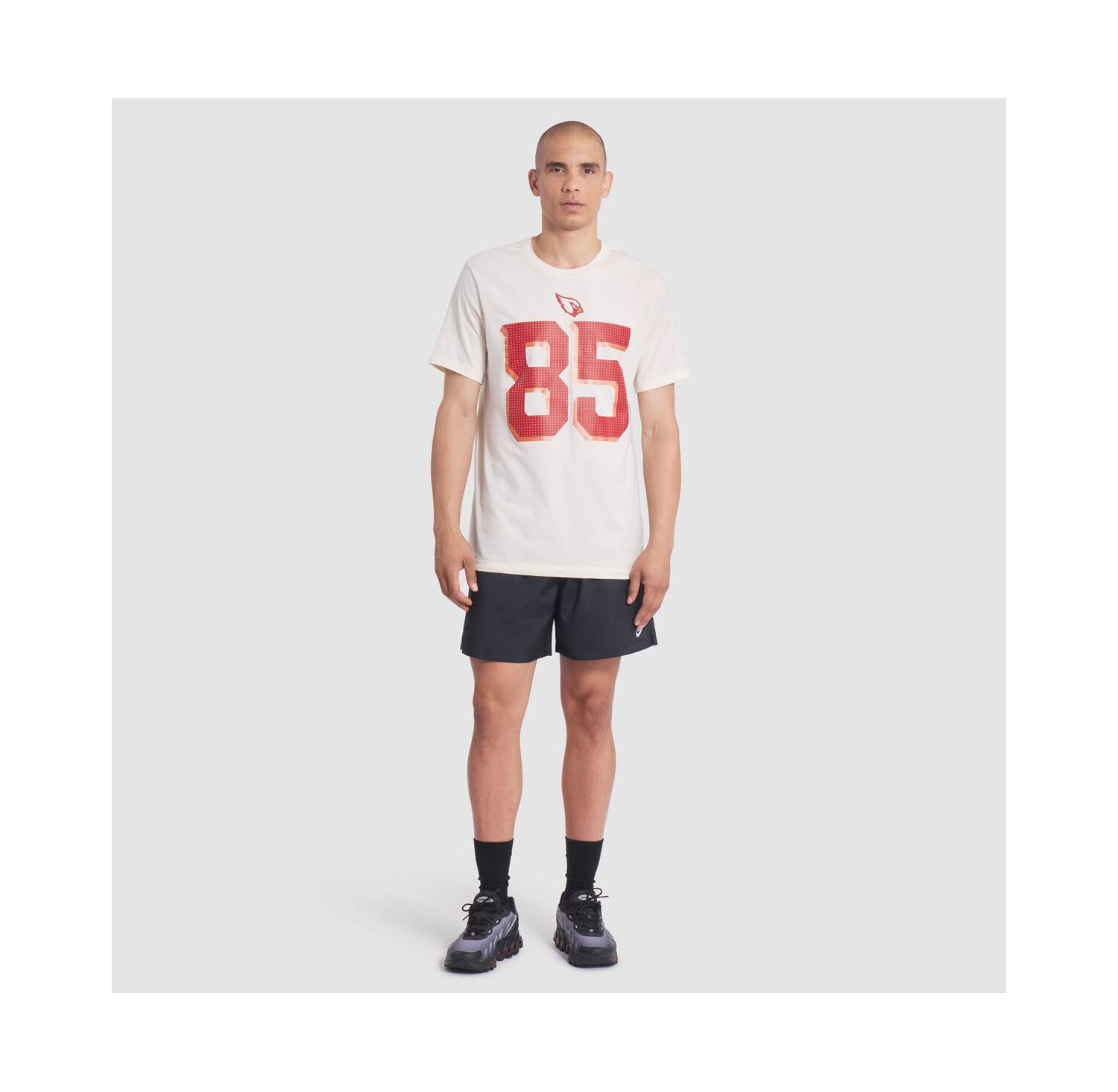Men's Trey McBride Natural Arizona Cardinals 2025 Rivalries Collection Player Name & Number T-Shirt