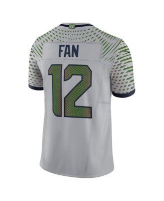Men's 12s Wolf Gray Seattle Seahawks 2025 Rivalries Collection Limited Jersey