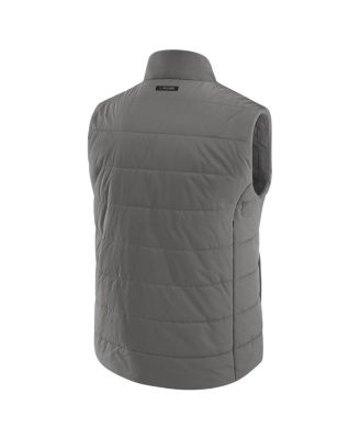 Men's Graphite New York Giants Front Office Full-Zip Vest