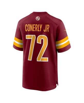 Men's Josh Conerly Jr. Burgundy Washington Commanders 2025 NFL Draft First Round Pick Game Jersey