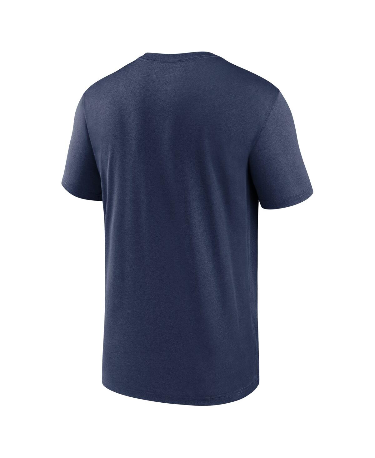 Nike Men's Navy Milwaukee Brewers 2025 Mlb Postseason Authentic Collection Legend Dri-fit T-shirt In Blue