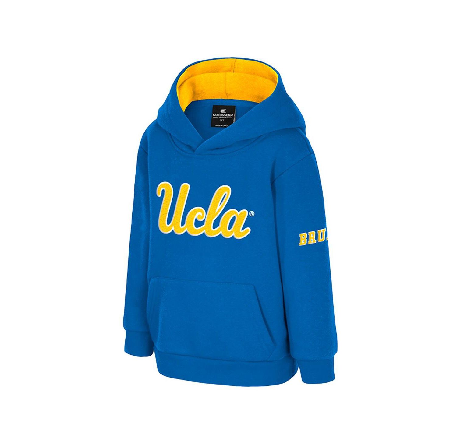 Toddler Blue UCLA Bruins Big Logo Volume Fleece Pullover Hoodie