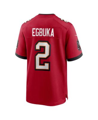 Men's Emeka Egbuka Red Tampa Bay Buccaneers Team Game Jersey
