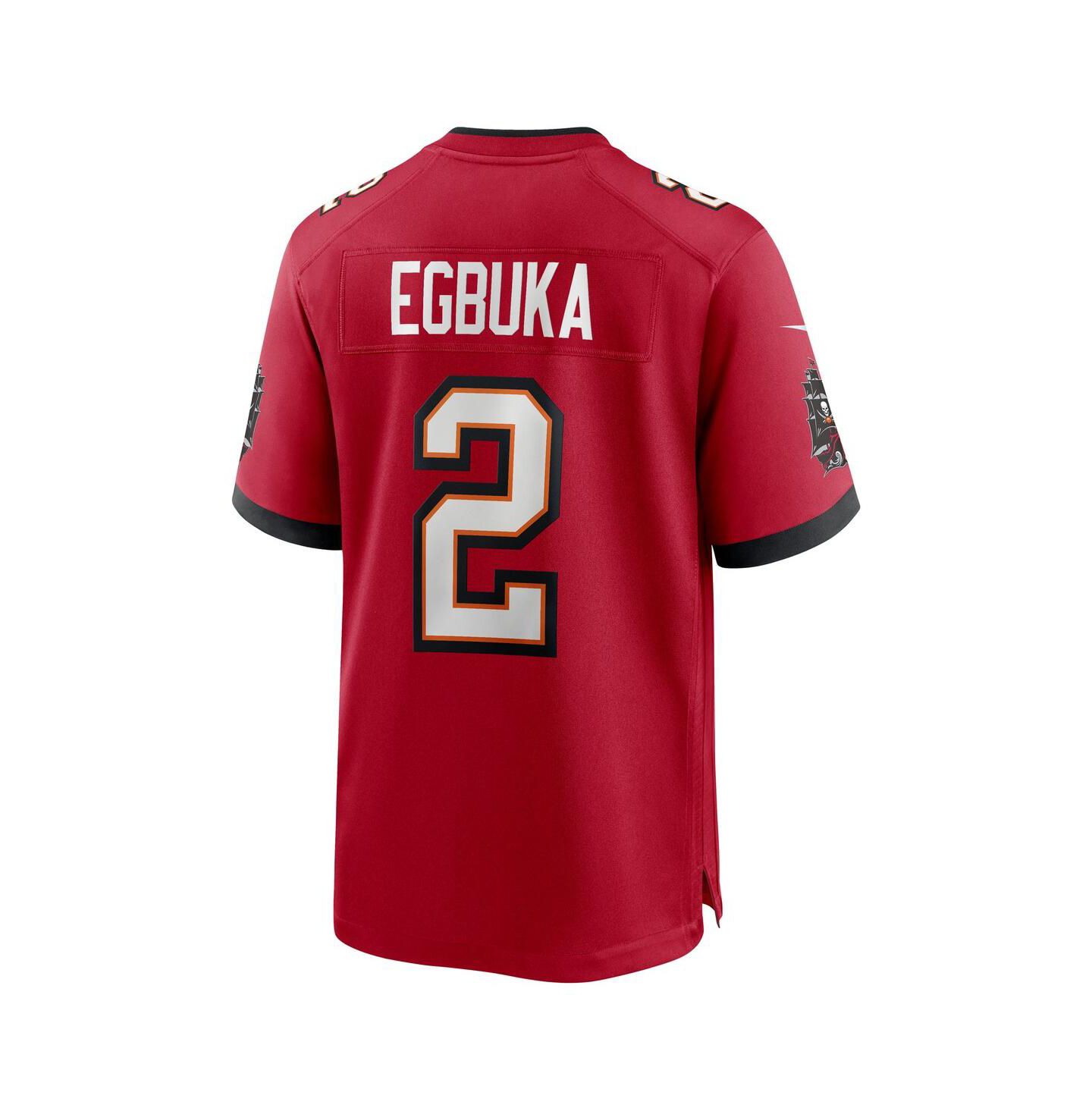 Мужское командное игровое джерси Nike Emeka Egbuka Tampa Bay Buccaneers, Red — фото 2