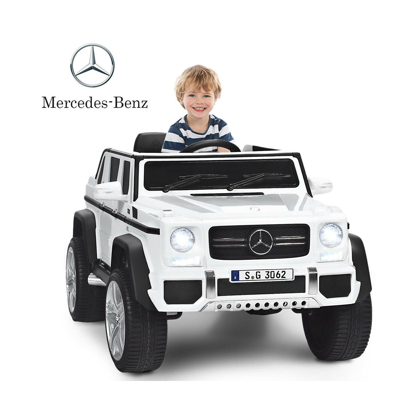 Детская игрушка HONGGE Licensed Mercedes-Benz 12V Powered Ride-On Car with Remote Control, Ages 3+, цвет: Белый — фото 1